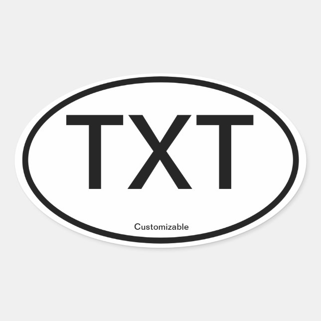 Anpassbare Aufkleber [Heimataufkleber] (Vorderseite)