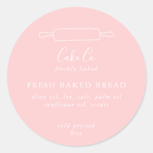 Anpassbare Backkleber Runder Aufkleber