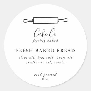 Anpassbare Backkleber Runder Aufkleber