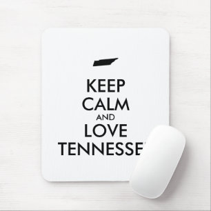 Anpassbare BEHALT-CALM und LIEBE TENNESSEE Mousepad
