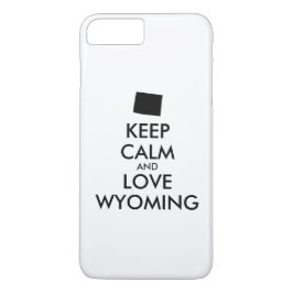 Anpassbare BEHALT-CALM- und LIEBE-WYOMING Case-Mate iPhone Hülle