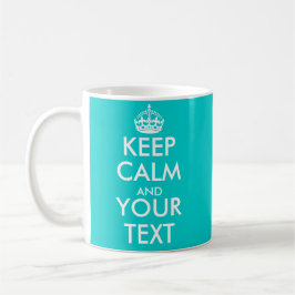 Anpassbare Behalten Calm-Tasse mit benutzerdefinie Tasse