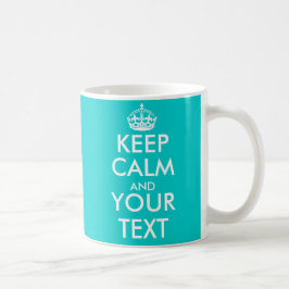 Anpassbare Behalten Calm-Tasse mit benutzerdefinie Tasse