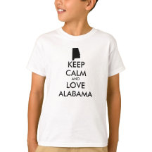 Anpassbare BEHALTEN CALM und LIEBE ALABAMA
