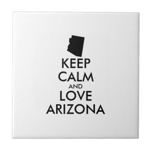 Anpassbare BEHALTEN CALM und LIEBE ARIZONA Fliese