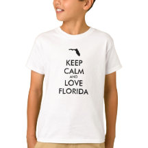 Anpassbare BEHALTEN CALM und LIEBE FLORIDA