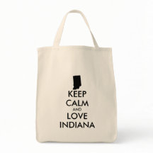 Anpassbare BEHALTEN CALM und LIEBE INDIANA