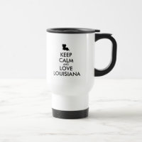 Anpassbare BEHALTEN CALM und LIEBE LOUISIANA
