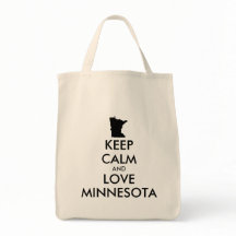 Anpassbare BEHALTEN CALM und LIEBE MINNESOTA