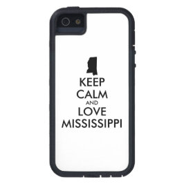 Anpassbare BEHALTEN CALM und LIEBE MISSISSIPPI iPhone 11 Hülle