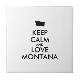 Anpassbare BEHALTEN CALM und LIEBE MONTANA Fliese