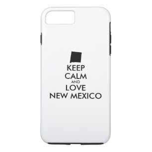 Anpassbare BEHALTEN CALM und LIEBE NEUE MEXIKO Case-Mate iPhone Hülle