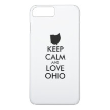Anpassbare BEHALTEN CALM und LIEBE OHIO