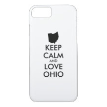 Anpassbare BEHALTEN CALM und LIEBE OHIO