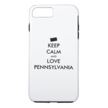 Anpassbare BEHALTEN CALM und LIEBE PENNSYLVANIA