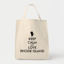 Anpassbare BEHALTEN CALM und LIEBE RHODE ISLAND