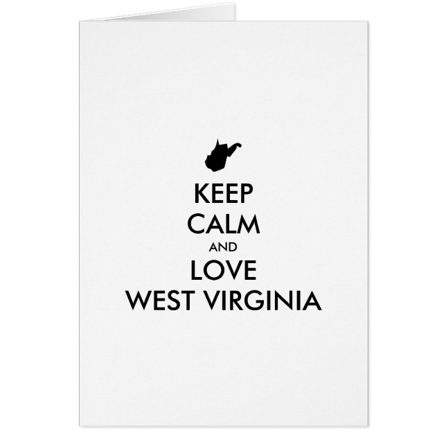 Anpassbare BEHALTEN CALM und LIEBE SÜDKAROLINA (Vorne)