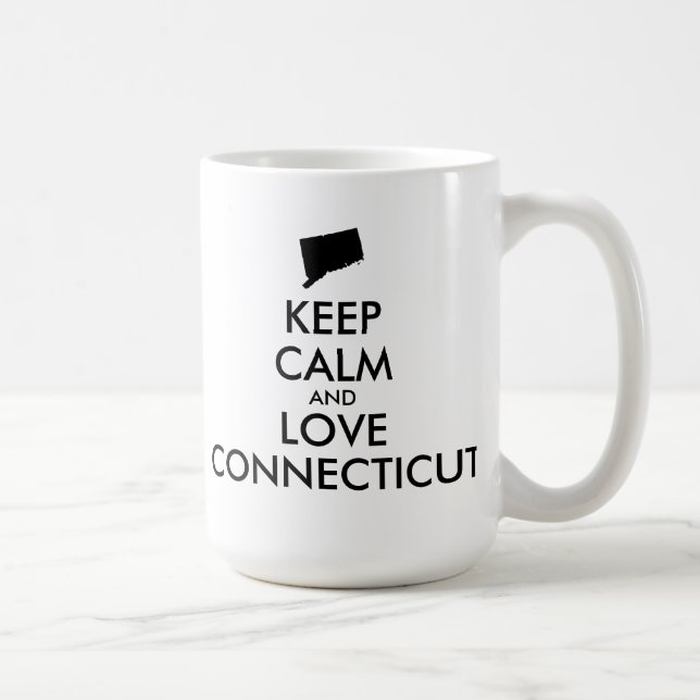 Anpassbare BEHALTEN CALM- und LIEBE-VERBINDUNG Tasse (Rechts)