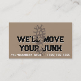 Anpassbare Beseitigung von Junk-Abfällen Visitenkarte