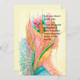 Anpassbare Blume-Flachkarte