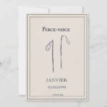 Anpassbare Blume-Geburtsgeschenkkarte