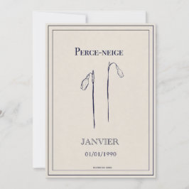 Anpassbare Blume-Geburtsgeschenkkarte Feiertagskarte