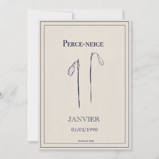 Anpassbare Blume-Geburtsgeschenkkarte Feiertagskarte