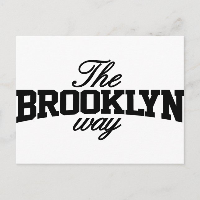 Anpassbare Brooklyn Postkarte (Vorderseite)