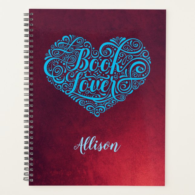 Anpassbare Buchübersicht Planer (Vorderseite)