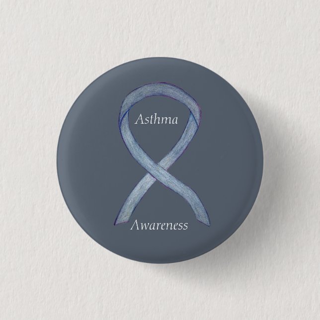 Anpassbare Button-Button für die Asthma-Sensibilis Button (Vorderseite)