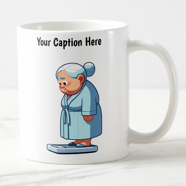 Anpassbare Cartoon-Waage  Kaffeetasse (Von Creator hochgeladen)