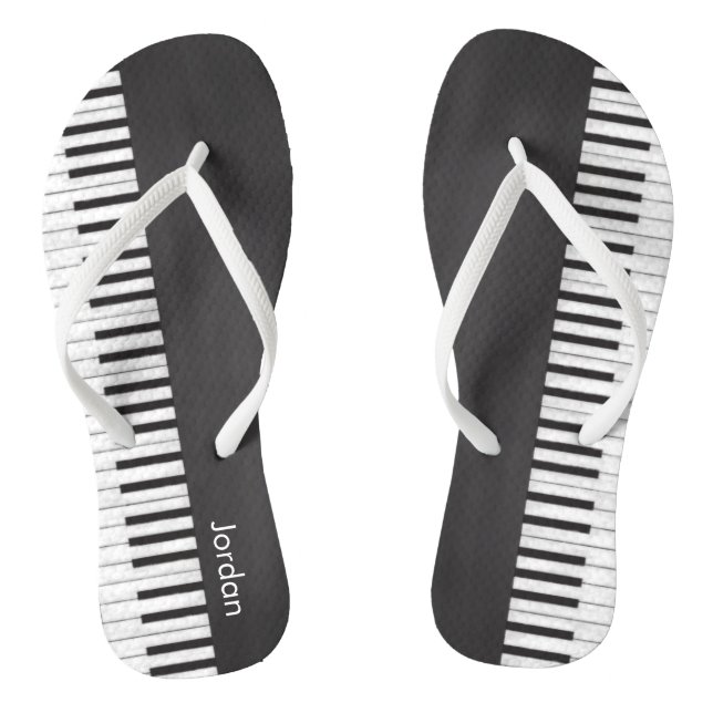 Anpassbare Chalkboard-Tastatur Flip Flops (Fußbett)