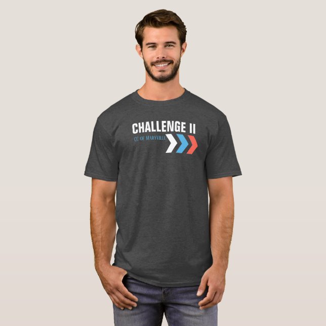 Anpassbare Classical Conversations Challenge 1  T-Shirt (Vorne ganz)