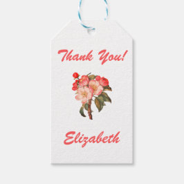 Anpassbare Dankesmarken Geschenkanhänger