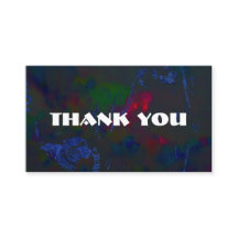 Anpassbare Danksagkarte