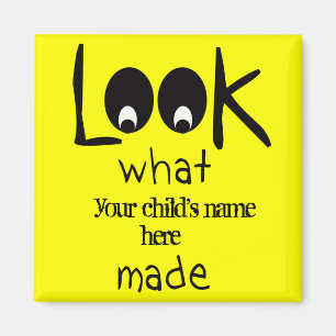 Anpassbare Darstellung, was ich Kühlschrank Magnet