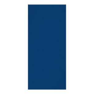 Anpassbare Deep Blue Rack Card Werbekarte