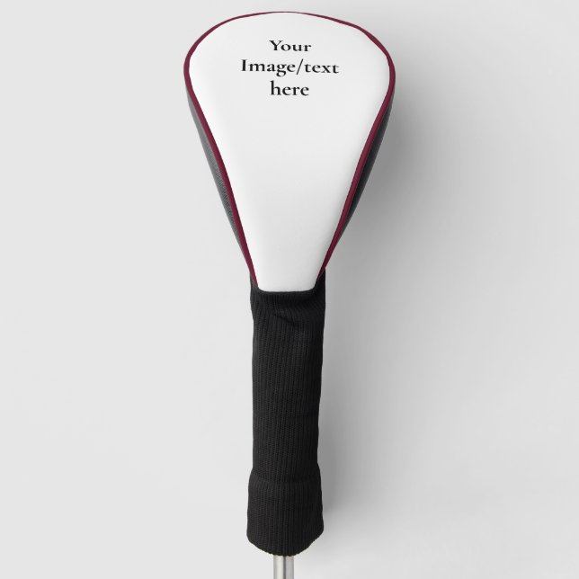 Anpassbare Designvorlage | Laden Sie Ihre eigene K Golf Headcover (Vorderseite)