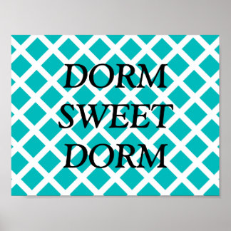 Anpassbare Dorm Sweet Dorm Poster