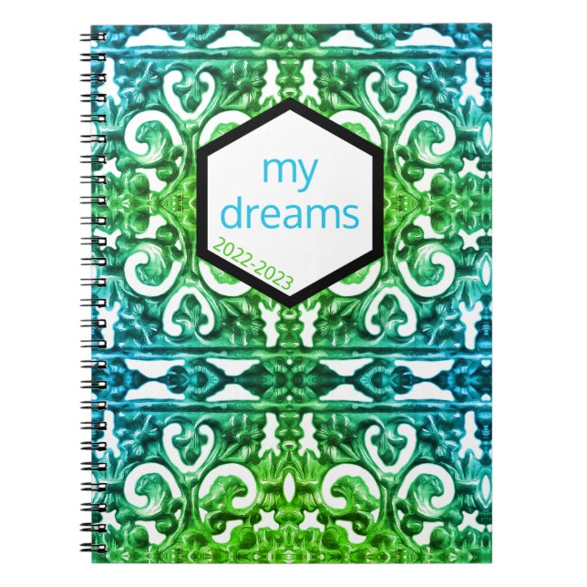 Anpassbare Dream-Tagebuch Notizblock (Vorderseite)