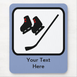 Anpassbare Eishockey-Logos Mousepad
