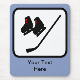 Anpassbare Eishockey-Logos Mousepad
