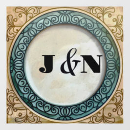 Anpassbare Elegant-Design-Fensterklammer Fensteraufkleber