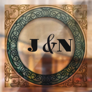 Anpassbare Elegant-Design-Fensterklammer Fensteraufkleber