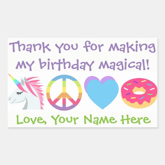 Anpassbare Emoji Danke Stickers (Vorderseite)