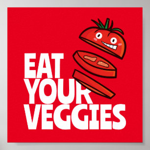Anpassbare Ernährung Ihrer Veggies - Tomato-Versio Poster