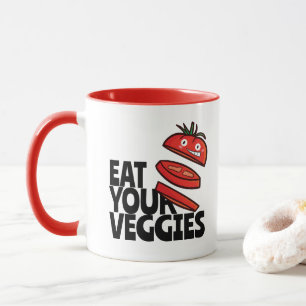 Anpassbare Ernährung Ihrer Veggies - Tomato-Versio Tasse