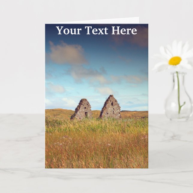 Anpassbare Finlaggan, Schottland Karte (Kleine Pflanze)