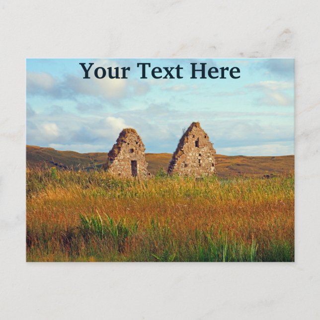 Anpassbare Finlaggan, Schottland Postkarte (Vorderseite)