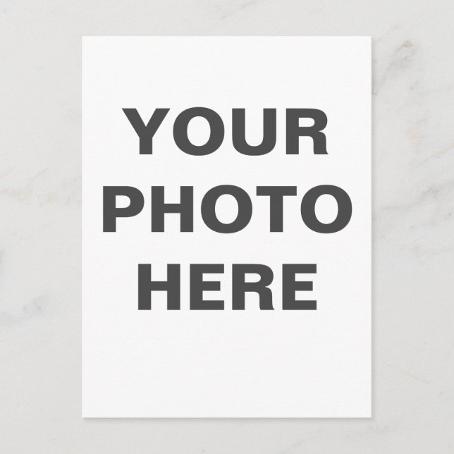 Anpassbare Foto-Postkarten Postkarte (Vorderseite)